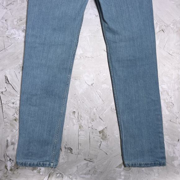 A.P.C. PETIT NEW STANDARD Straight Jeans MENS 33 x 32 Light Wash Distressed - Picture 11 of 12